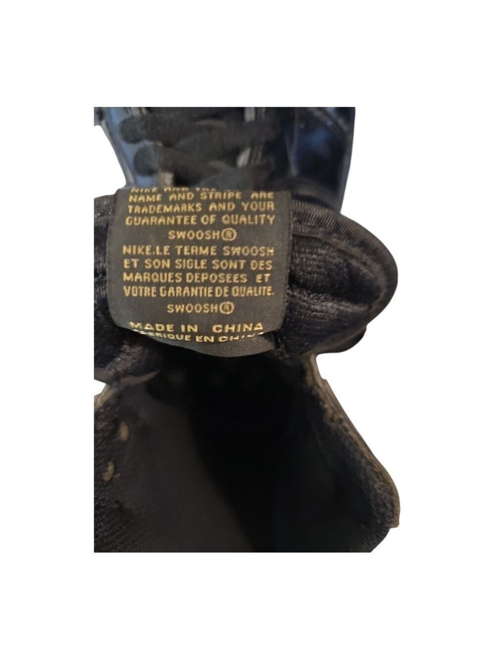 Nike Air Jordan 1 High Patent Black Gold Sneakers - Picture 4 of 9